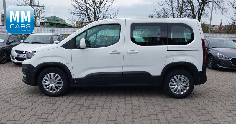 Peugeot Rifter cena 55850 przebieg: 156437, rok produkcji 2019 z Polkowice małe 277